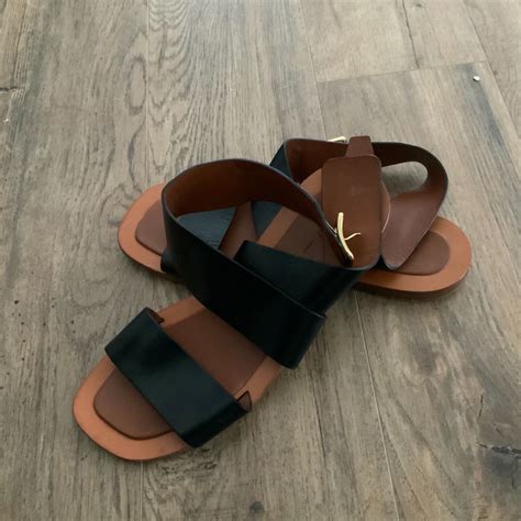 celine gladiator sandals black|celine black leather sandals.